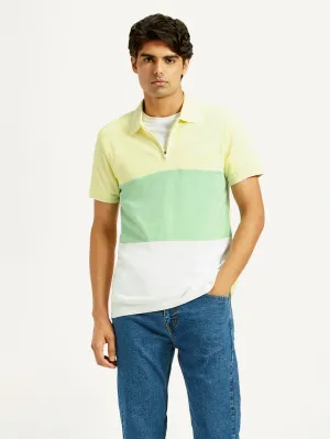 Men's Pure Cotton Slim Fit Polo T-shirt SlimFit Design