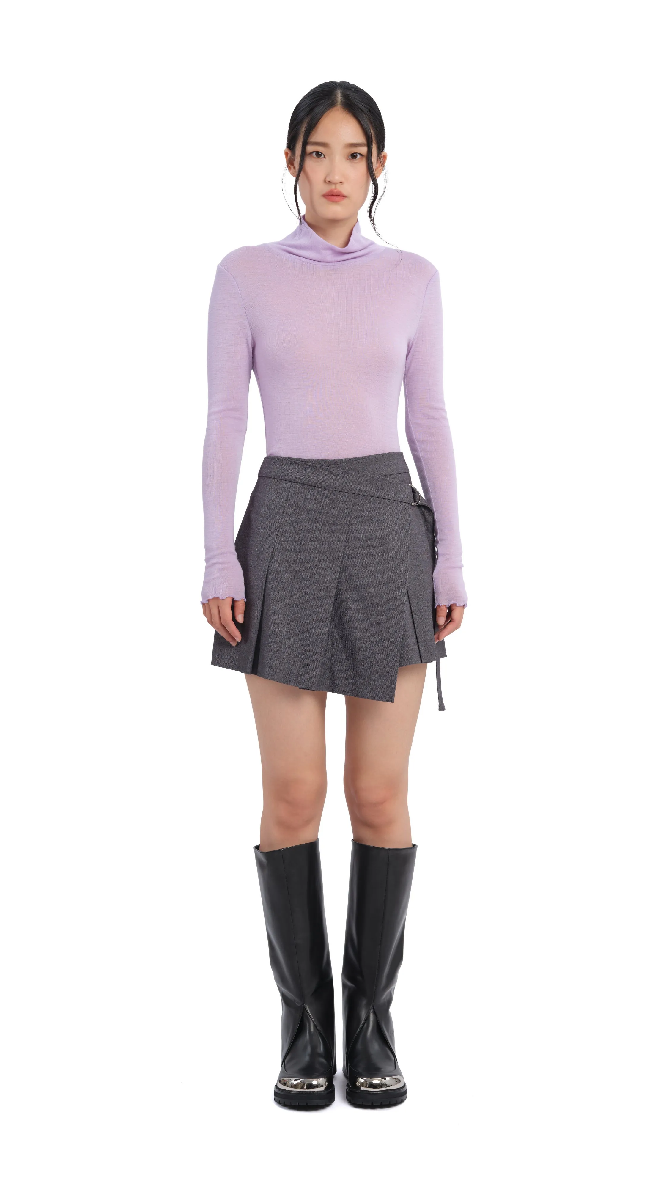 Pleated Wrap Shorts NonRestrictive Design OdorResistantClothing