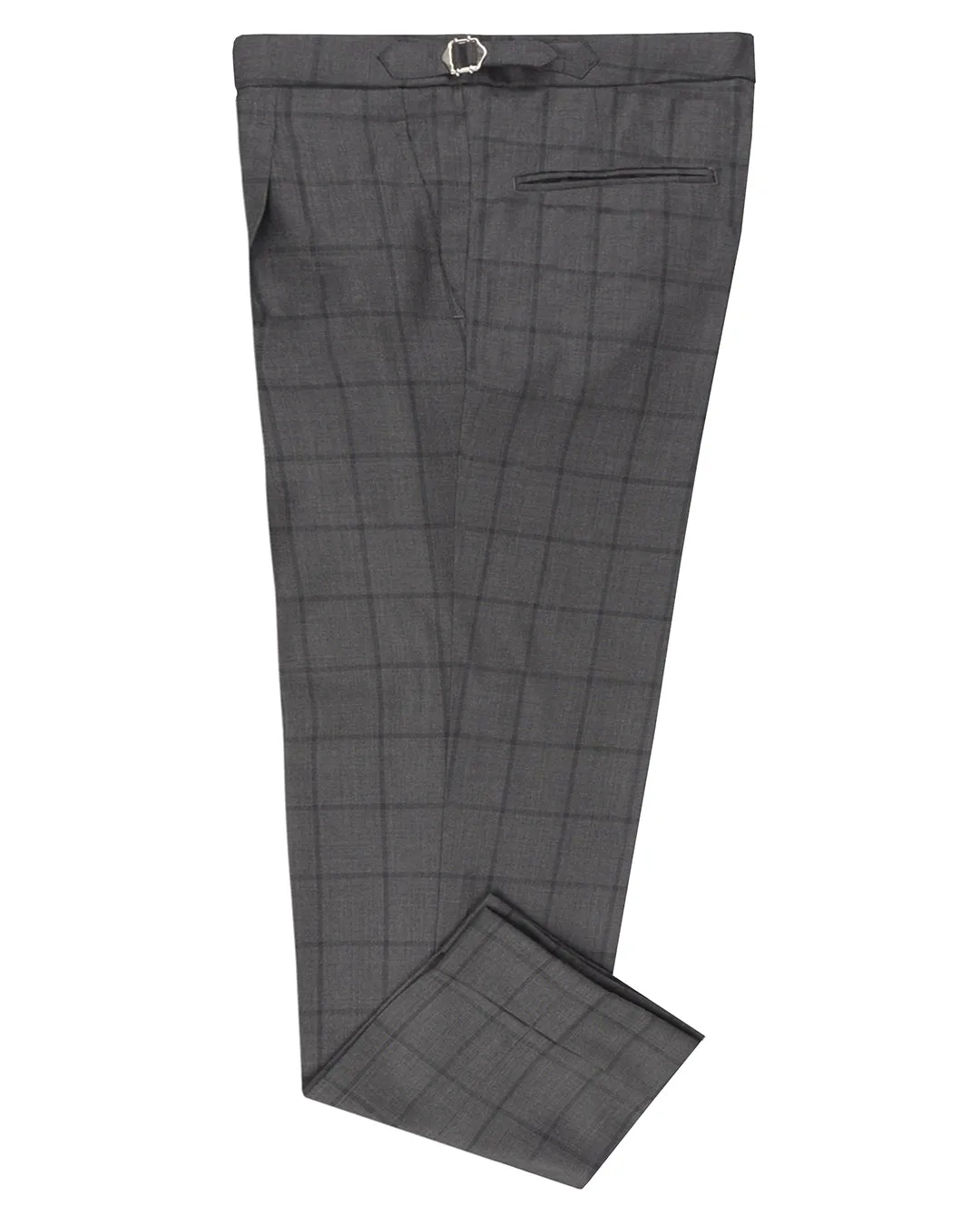 Ultra Soft Inner Layer Drago: Super 160s Charcoal Checks