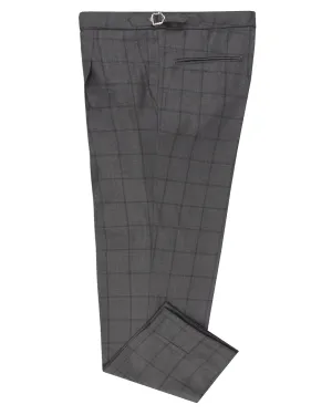 Ultra Soft Inner Layer Drago: Super 160s Charcoal Checks