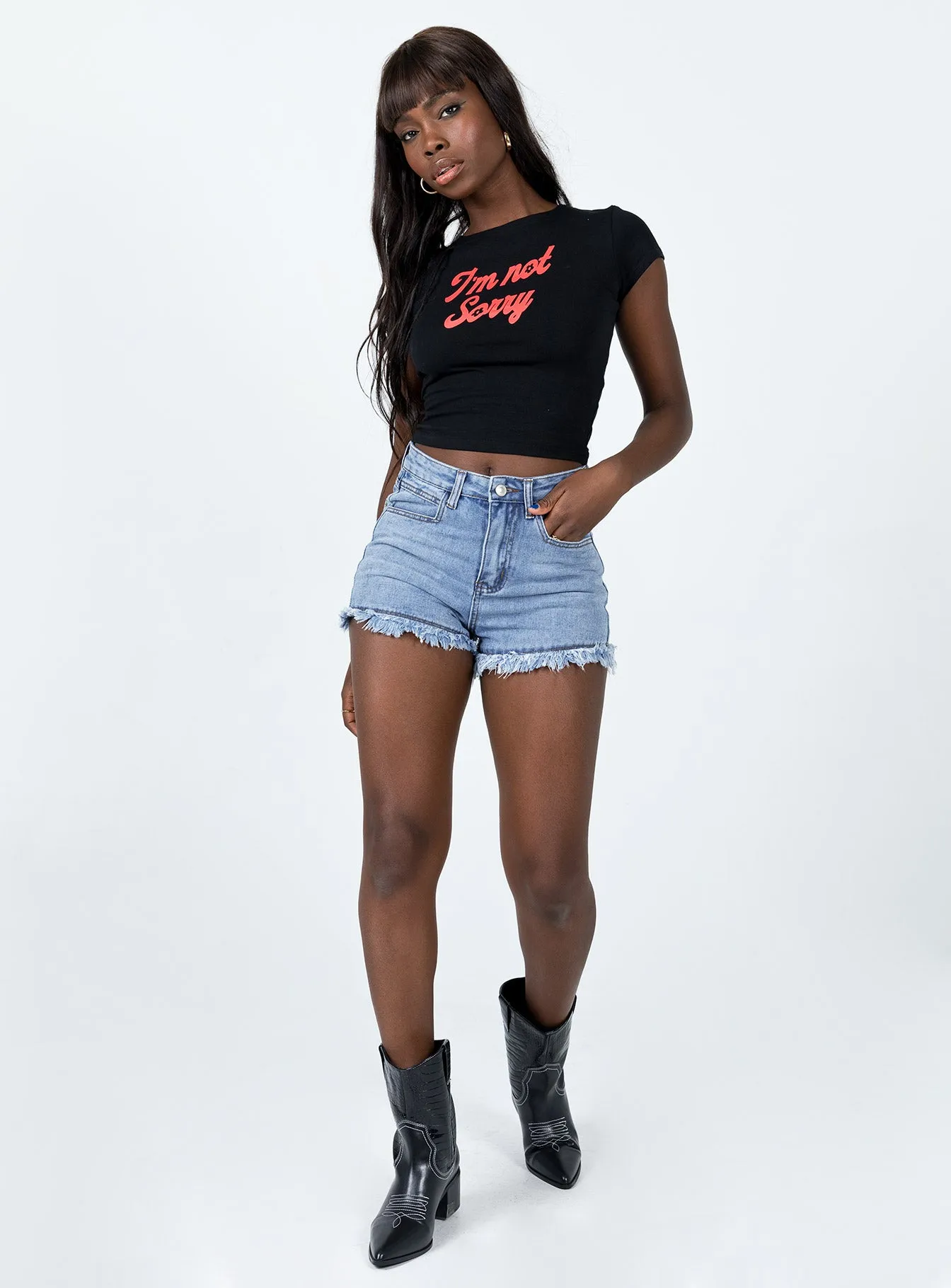 SustainableYarnBlend Fresca Denim Shorts