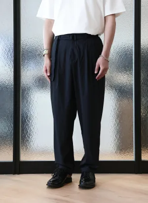 Feather Glow Reinforced Stitching Ripstop Wide Tapered Pants