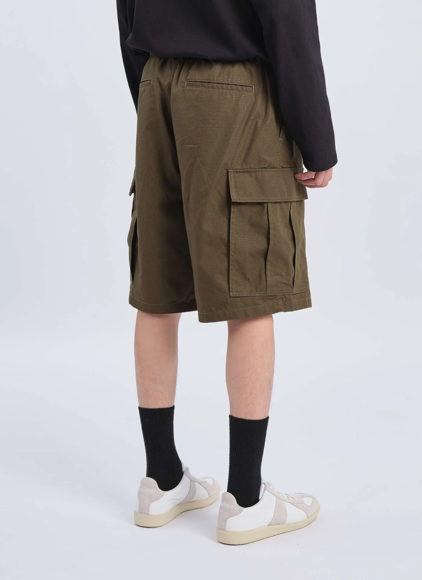 Cordura Canvas Cargo Easy Shorts FlexibleNeckline