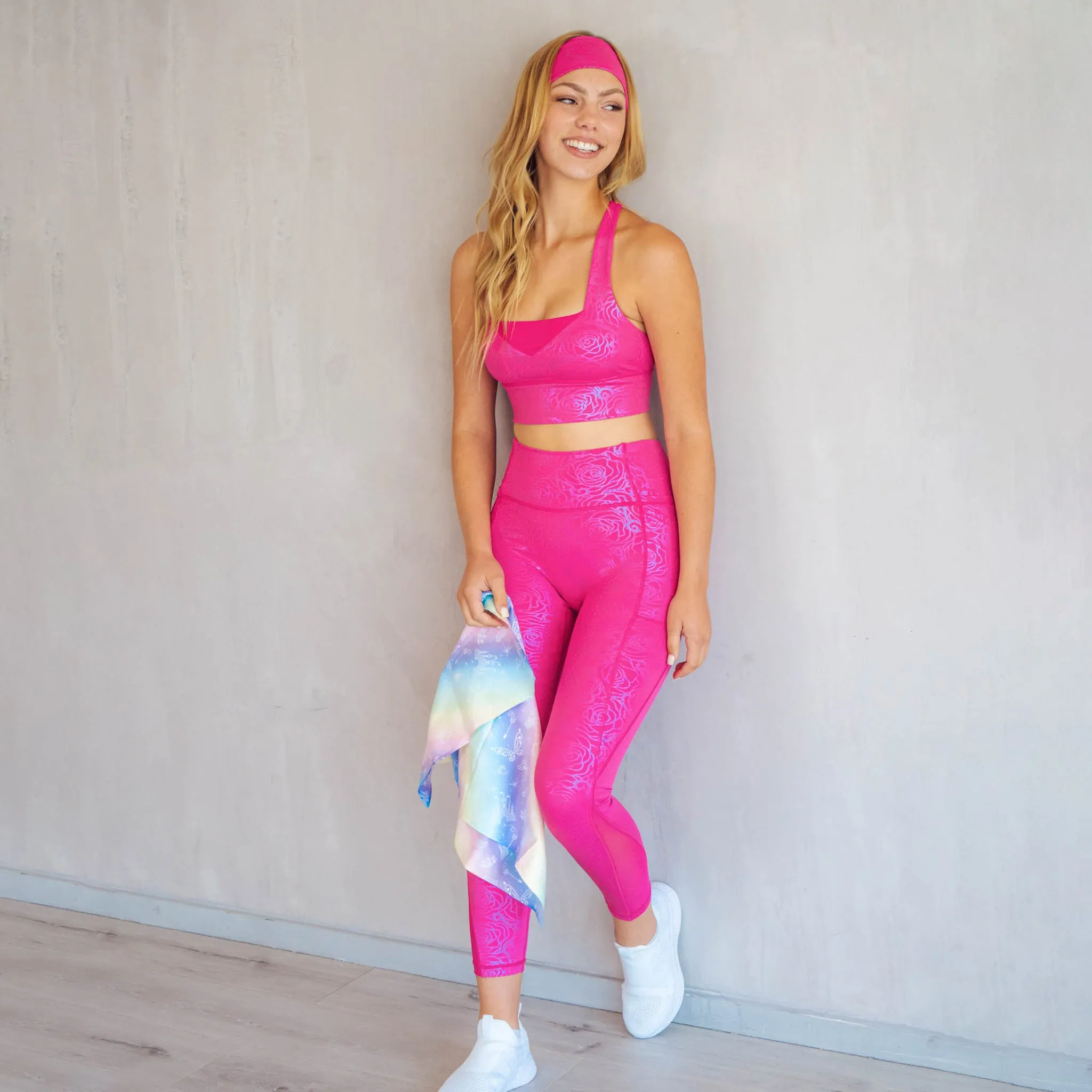 Double Layer Beauty Sleep Princess Leggings - Pink