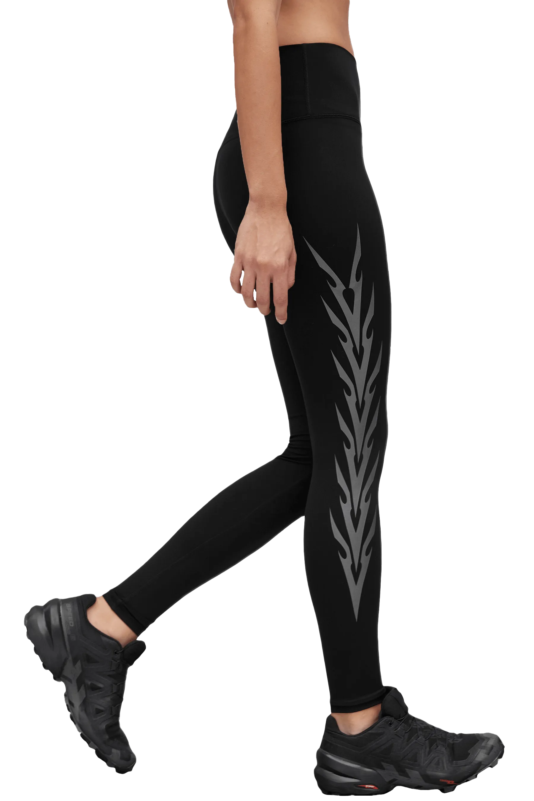Motion Ease LEGGINGS SPINE GRAPHIC - Black