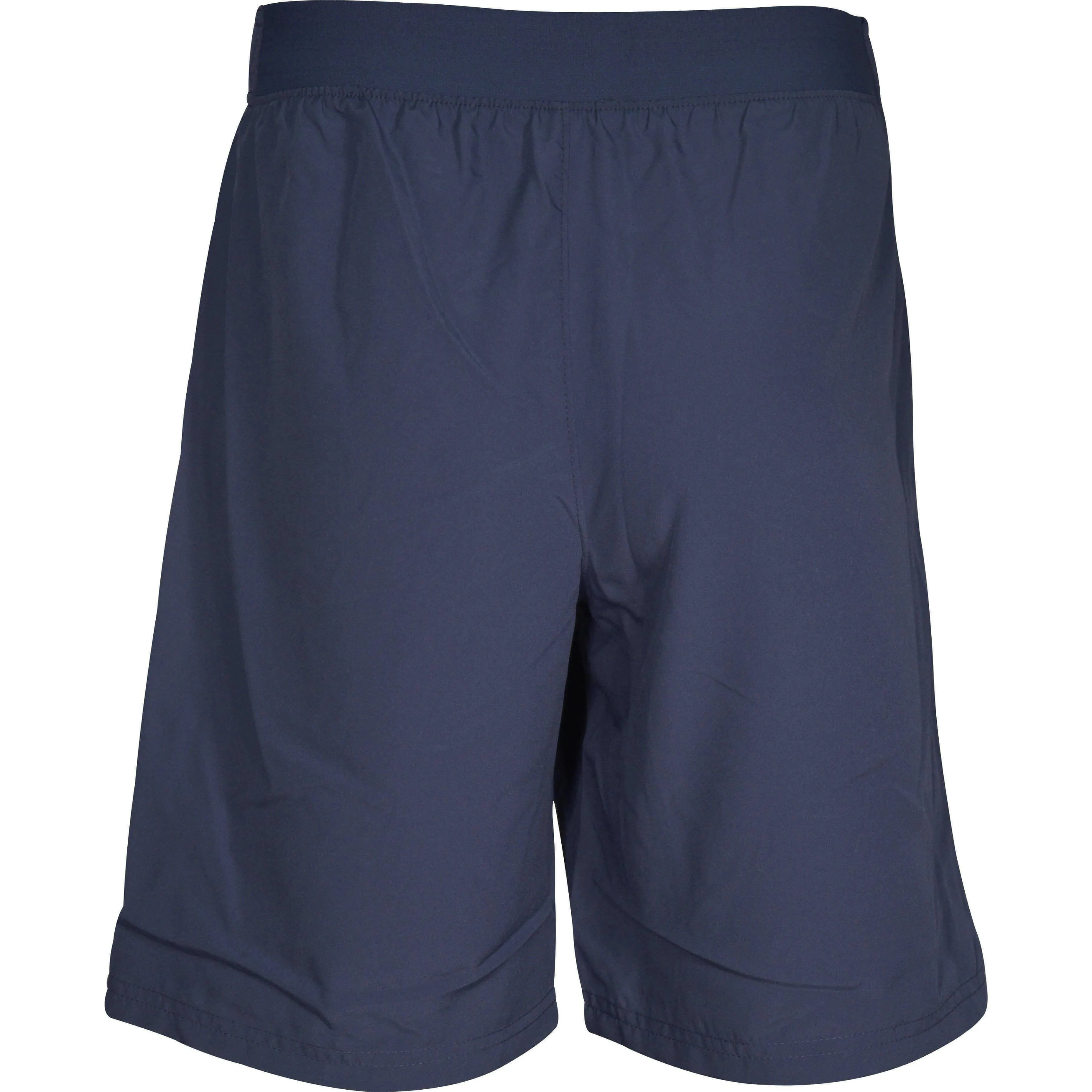 More Mile Active 9 Inch Mens Running Shorts - Navy Convertible Length Stretch Fit Design