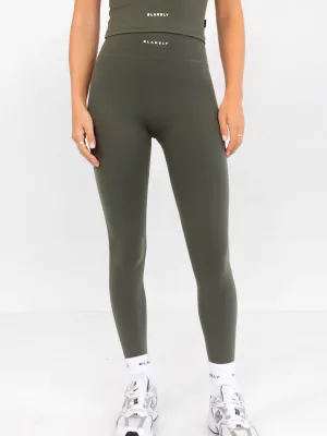 Ultimate Soft Lifestyle Leggings - Khaki Green Thermal Warm Home Lounge