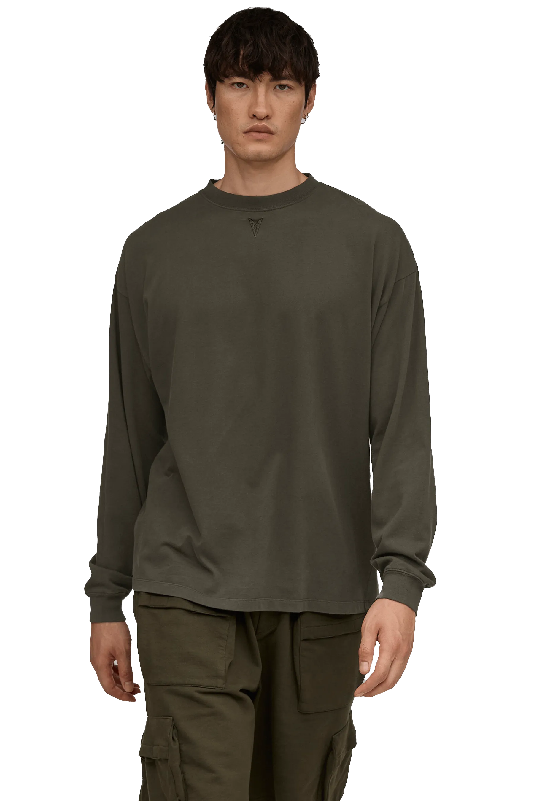 Fast Drying LONG SLEEVE T-SHIRT - Khaki Lakeside Retreat
