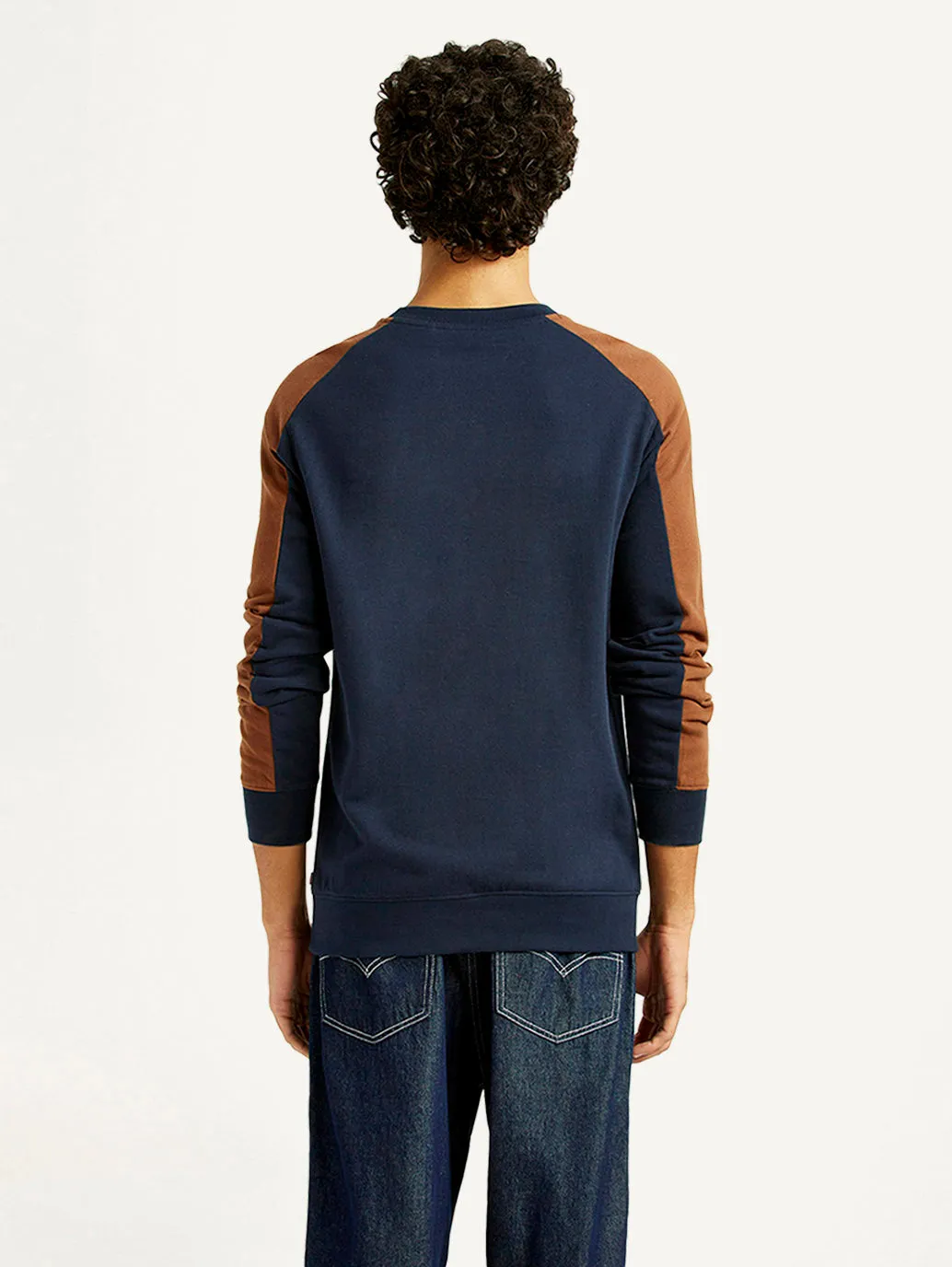 Men's Printed Round Neck Sweatshirt full zip Young Professional