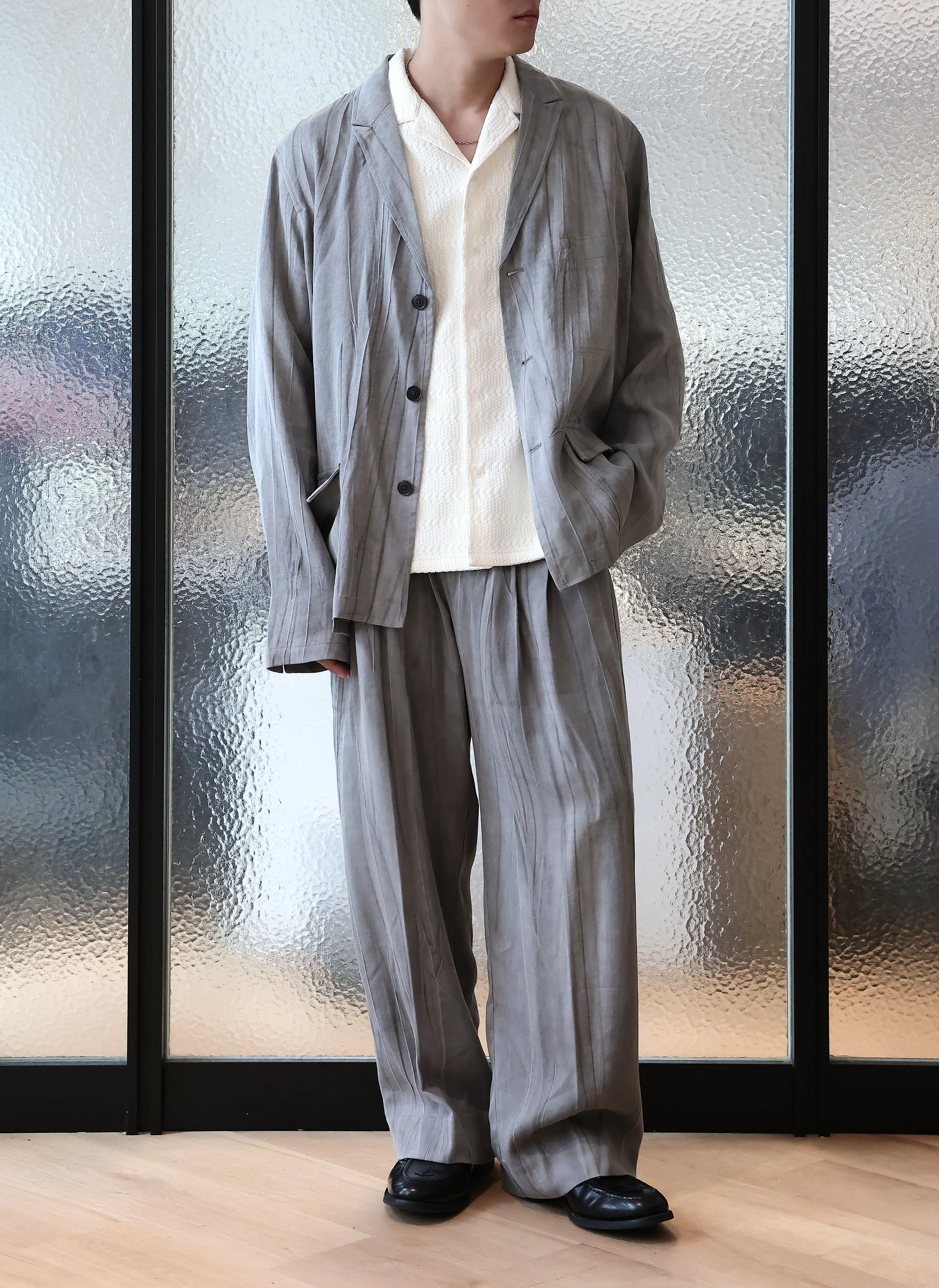 Wide Pleated Pants QuickReleaseClosure Dance Light