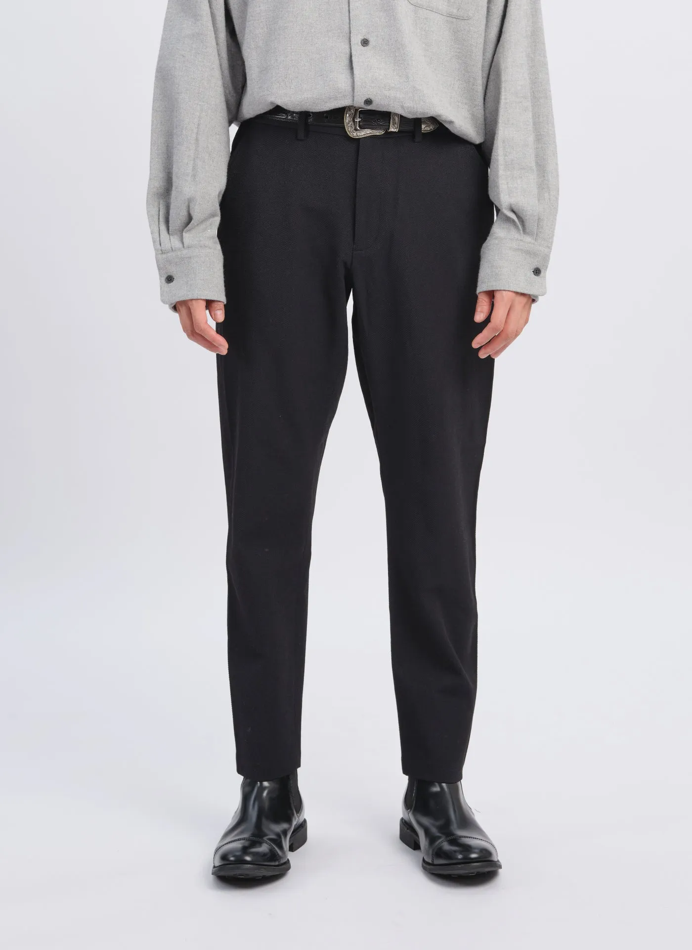 Solotex Garbardine (Work) Ankle Length Tapered Slim Pants [P-07] QuickReleaseFastener