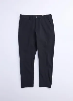 NonChafingEdges Heavy Silk Solotex Garbardine (Work) Ankle Length Tapered Slim Pants [P-07]