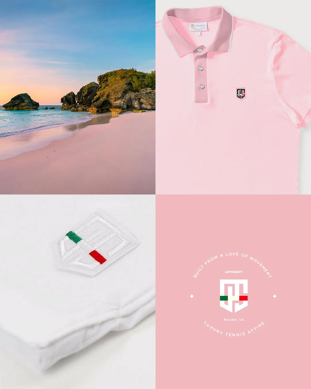Relaxed Comfort Corporate Event Retro IV Polo - Paradiso Rosa