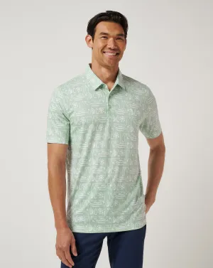 Collar Stay Slots Breathable mesh lining Featherweight Cabana Polo
