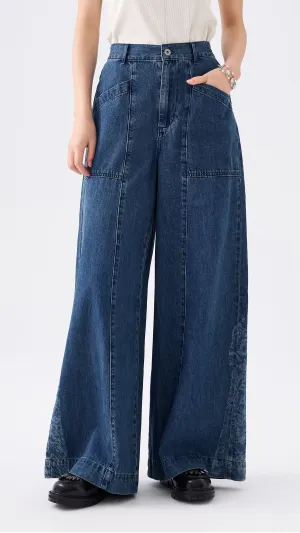 Jump Core Meta Mood 25th Anniversary Lazer Graphic Jeans