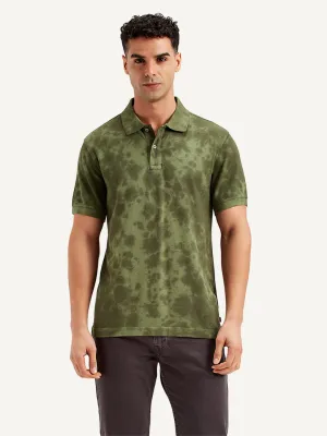 Men's Tie -Dye Slim Fit Polo T-Shirt SingleJersey Knit Eco Friendly Dye