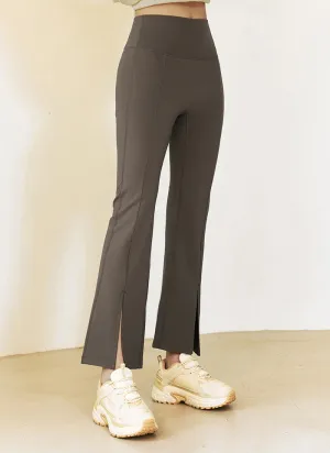 XELLA Napping Boots Cut Slit Pants QuickDrying Soft Motion