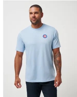Soft and Stylish Layered Sleeve Chicago Cubs Friendly Rivalry Tee