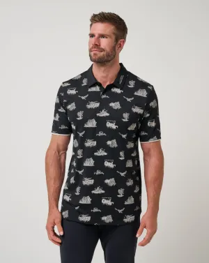 City Of Evil Polo Lightweight Comfort Flatlock stitching