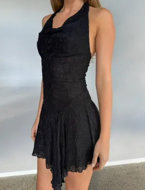 FIORELLA DRESS - BLACK LACE Bright Mood