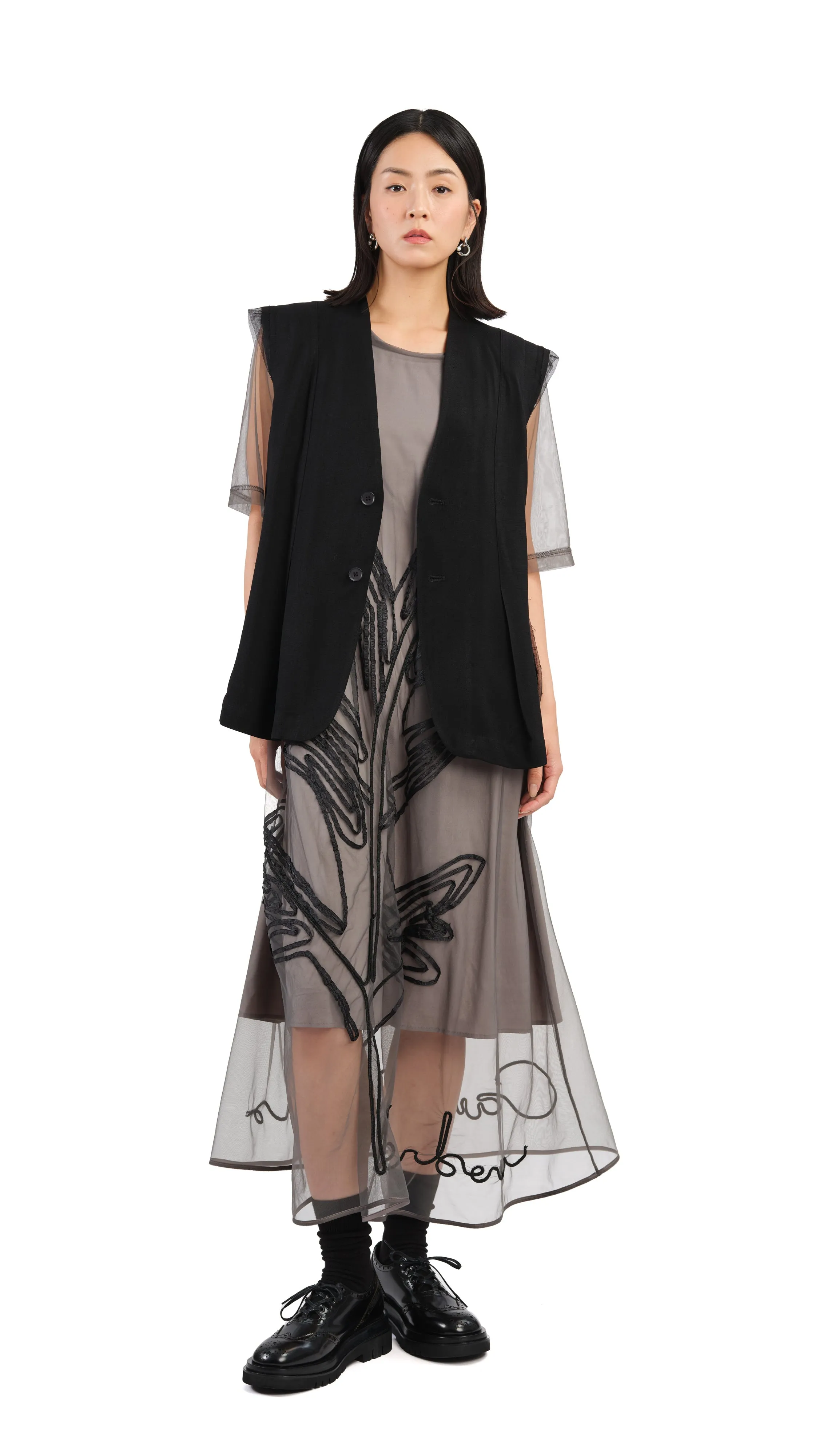 Still Glow ThermalRegulating Fabric Embroidery Dress