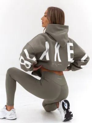 Limited Release Isabel Oversized Hoodie - Safari Green
