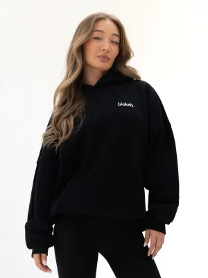 Winter Night Fashion Feel Sami Oversized Hoodie - Black