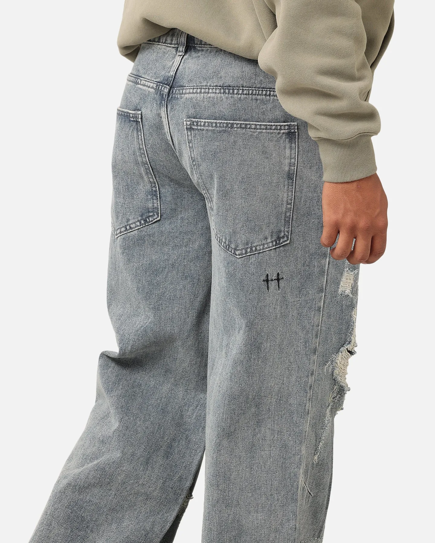 Slim Holiday Vibes Teen Outfit Saint Morta Amplus Web Jeans Vintage Blue
