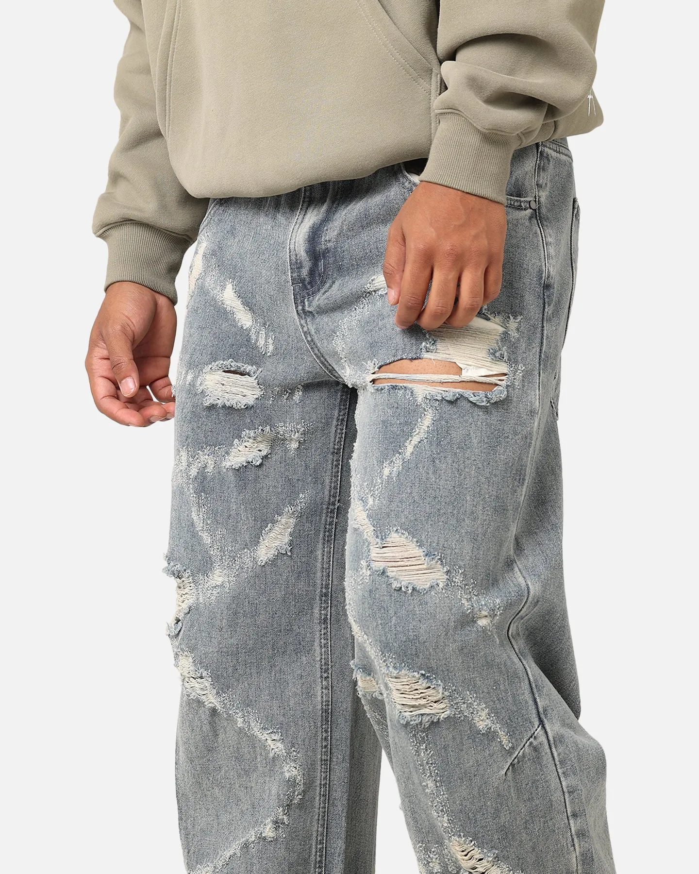 Saint Morta Amplus Web Jeans Vintage Blue Cool Outfitters Flex Knit Waist Panel