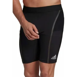 adidas Saturday Mens Short Running Tights - Black present for her