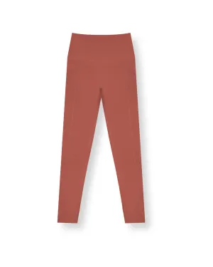 For Adults Slim Fit Soft Layers [CORE] Immerse Leggings 7/8 - Brick