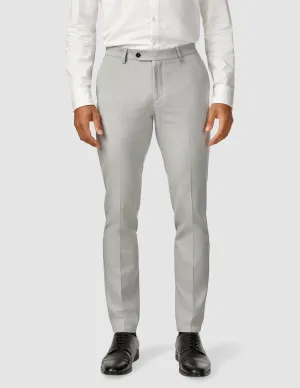 Neutral Tone Essential Suit Pants Slim Teal Blue