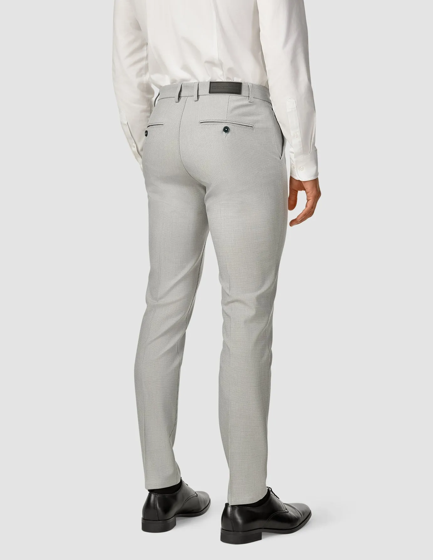 Essential Suit Pants Slim Teal Blue Fashion Forward Quick Dry Fabric