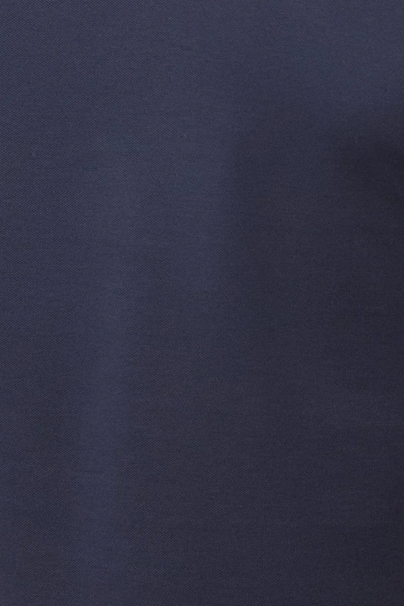 Cool Layering MultipurposeCuffs Textured Jersey T-Shirt in Navy