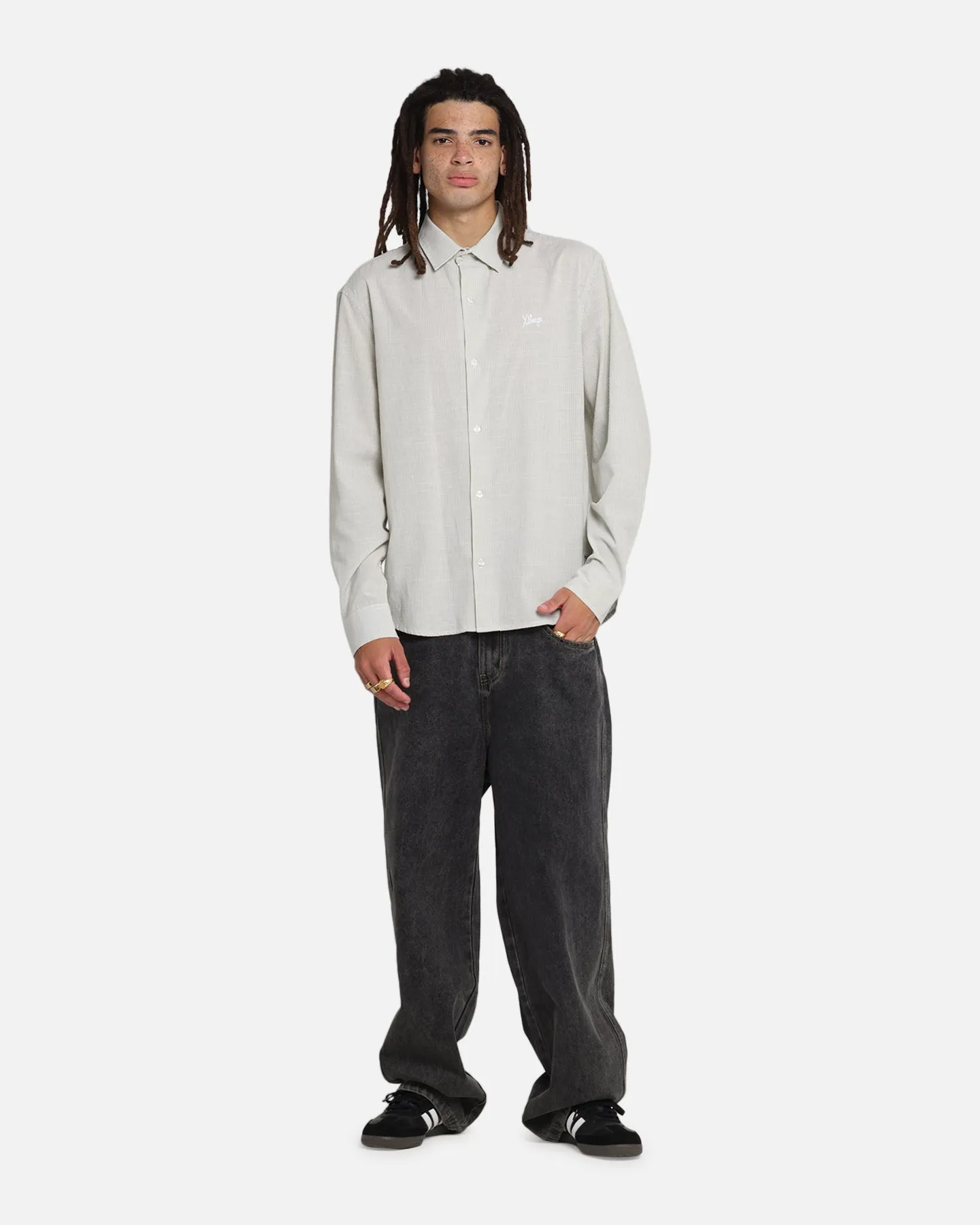 X-Large Baggy Bull Denim 91 Pants Washed Black Modern Outfit