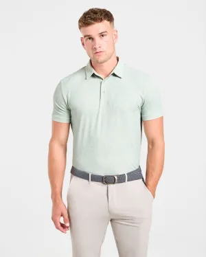 Precision Static Polo - Washed Sage Versatile Style Classic Neckline
