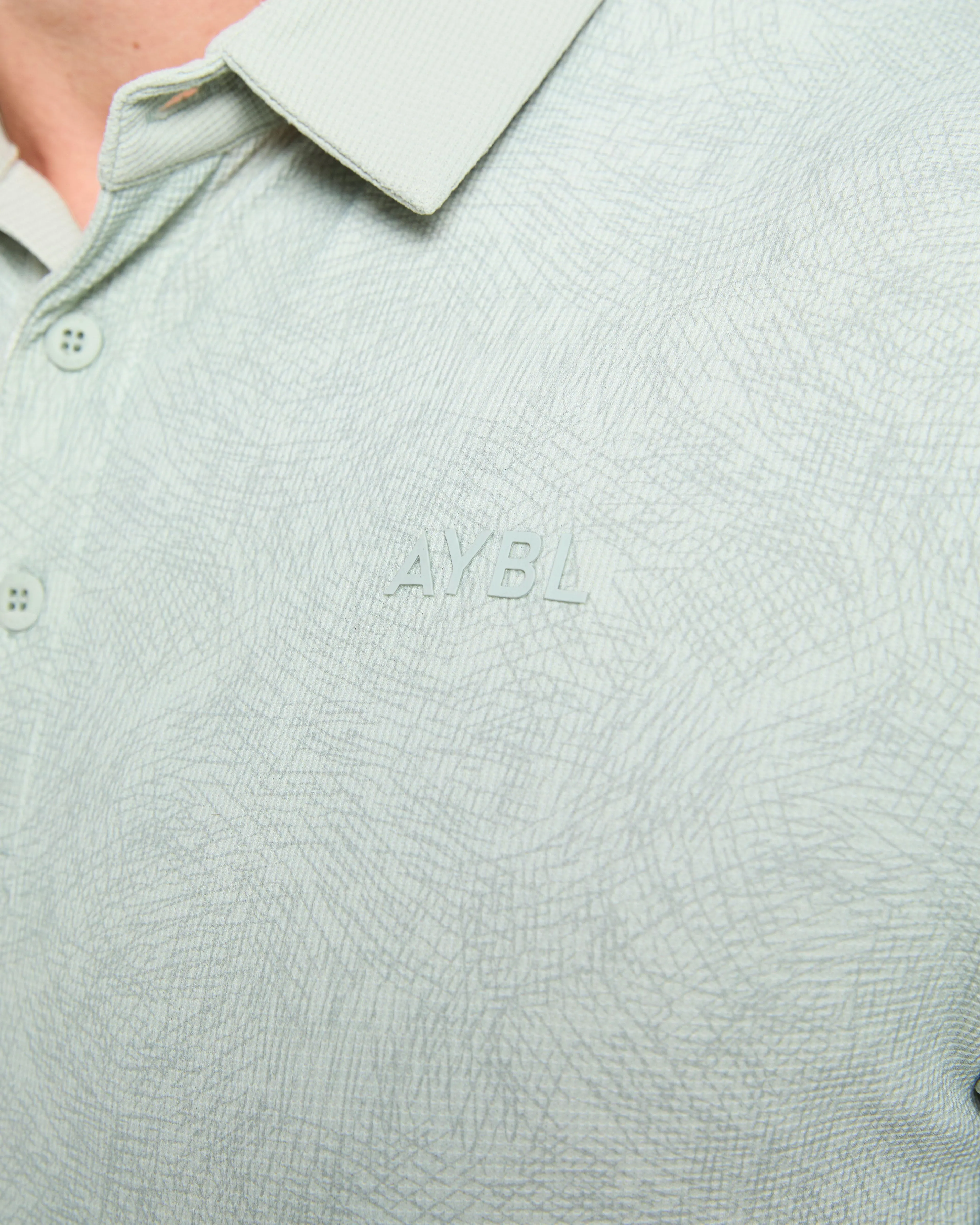 Precision Static Polo - Washed Sage Summer Vacation Anti Odor Technology