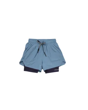 Low Profile Closure System shrink-resistant [CORE] Training Shorts 6" - Cloud/Nightsky