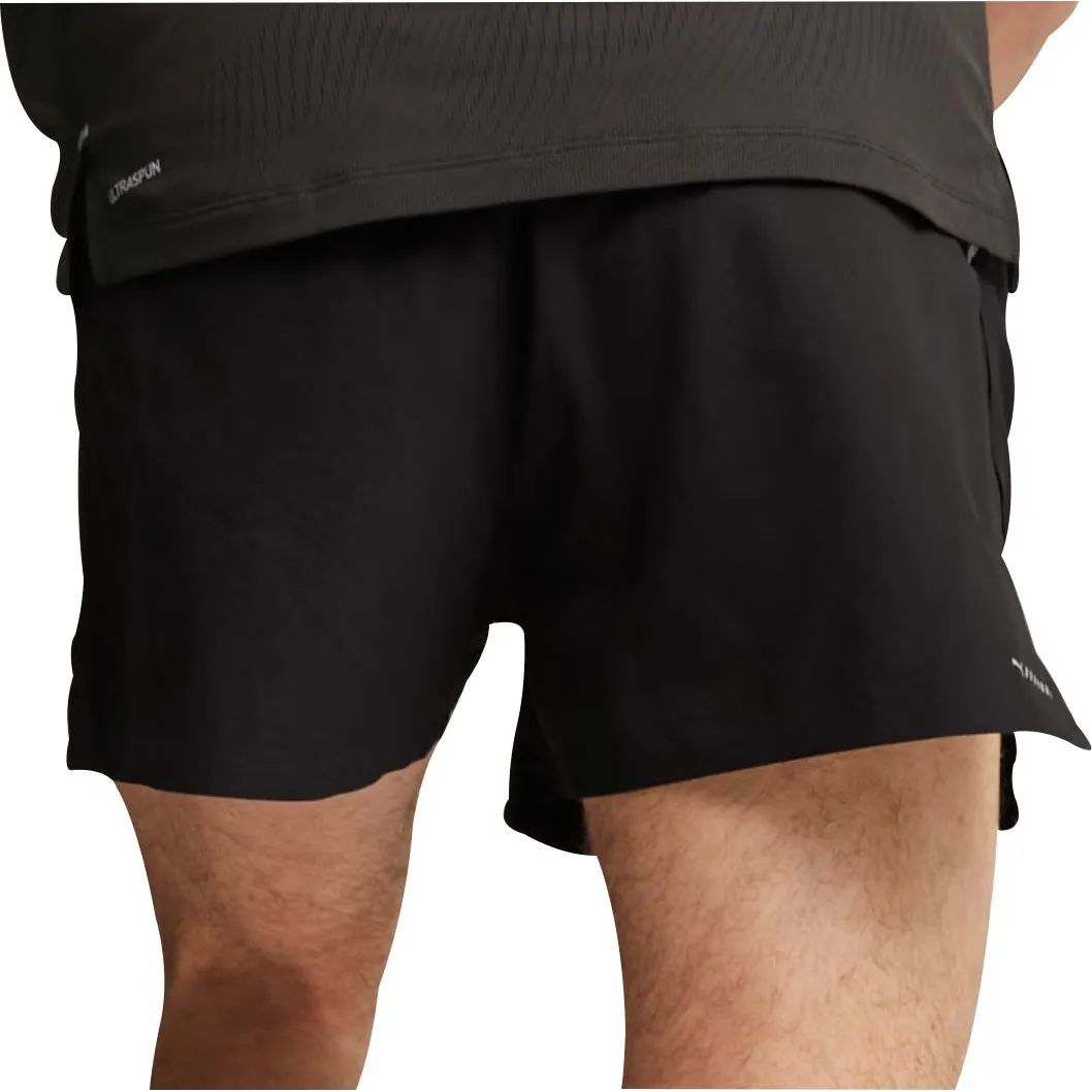 Puma Ultraweave 3 Inch Mens Running Shorts - Black neon colors Trend Essential