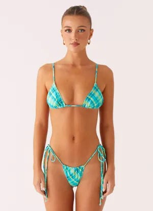 Variable Tension System Lissy Bikini Bottoms - Green Check