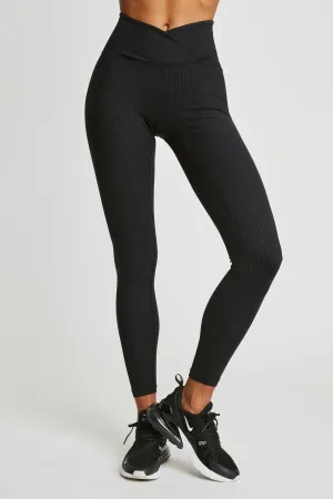 Ribbed Veronica Legging Studio Practice Eco Friendly