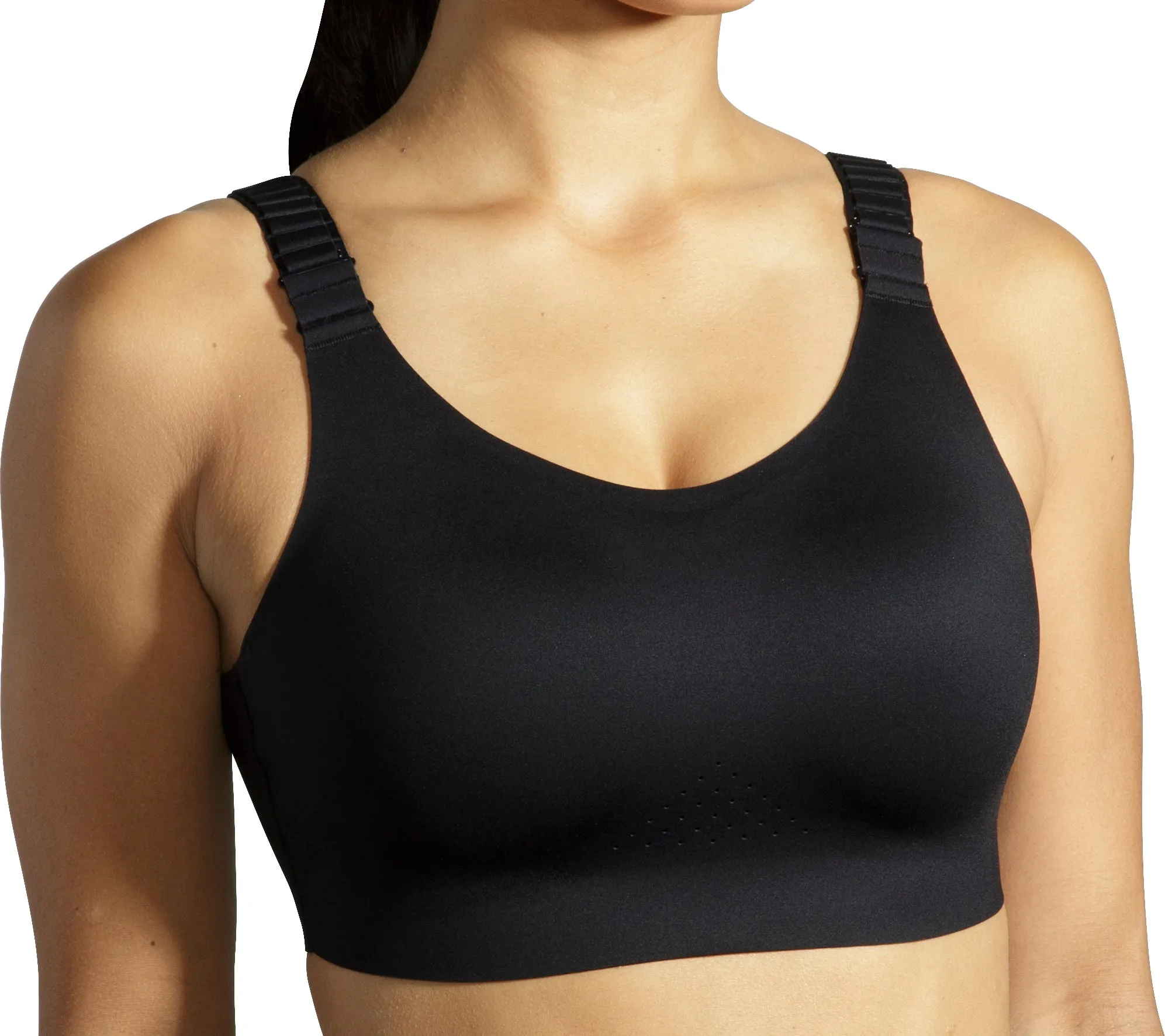Sweat Absorbent Lining Brooks Scoopback 2.0 Womens Sports Bra - Black