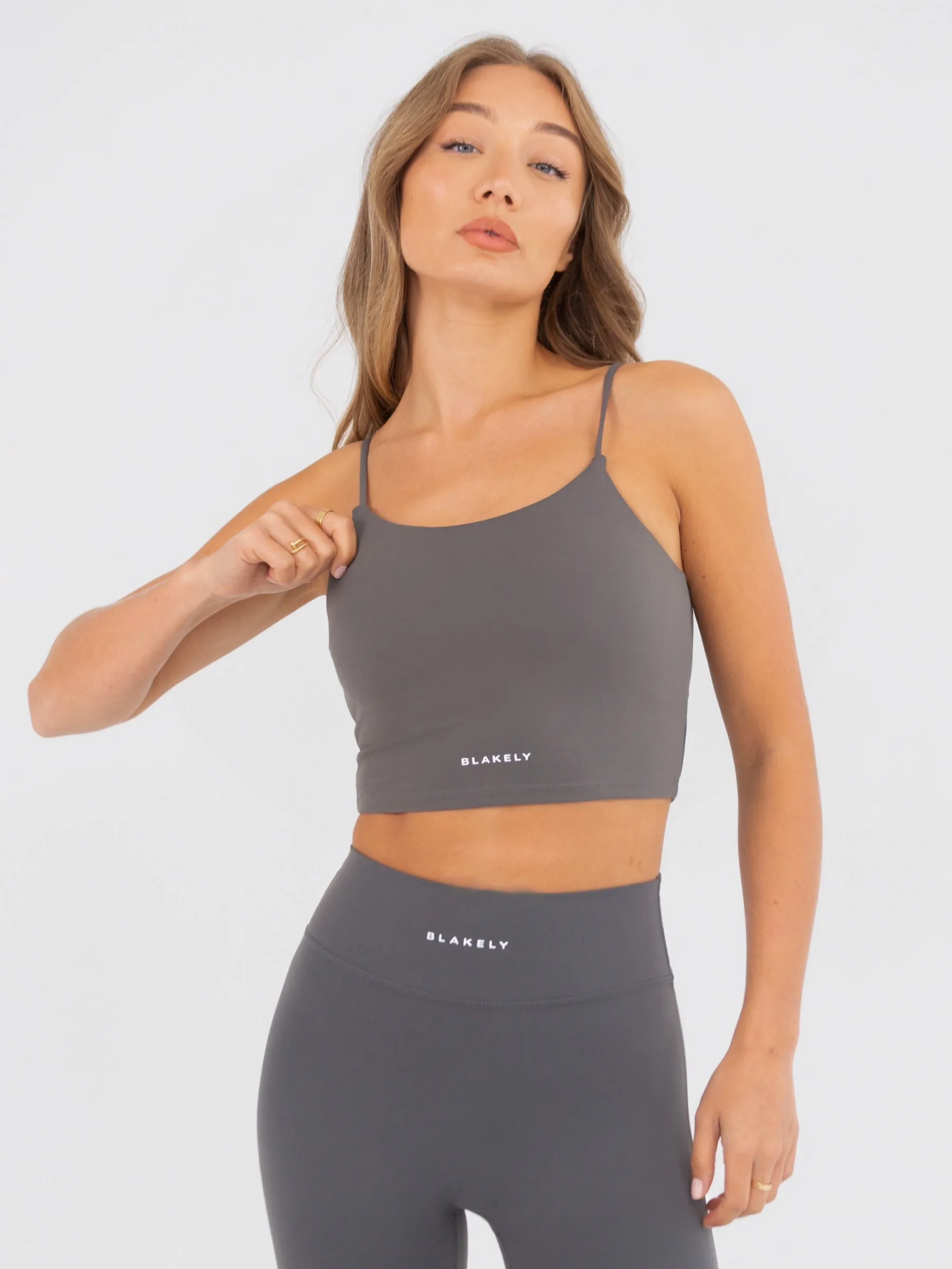 Reinforced stitching seams Ultimate Sculpt Bra - Charcoal