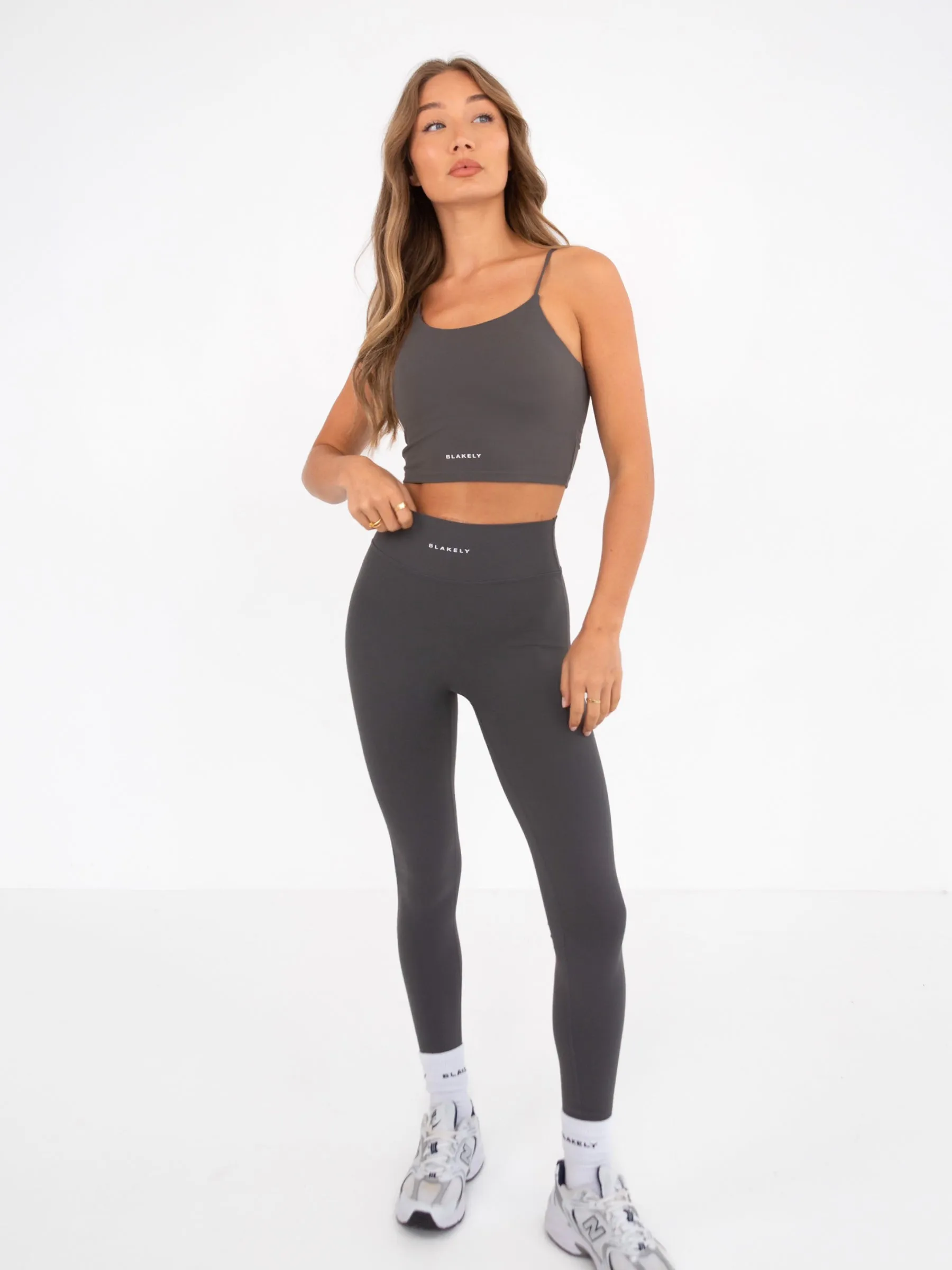 Ultimate Sculpt Bra - Charcoal Anti-bacterial seams Non-Slip Band