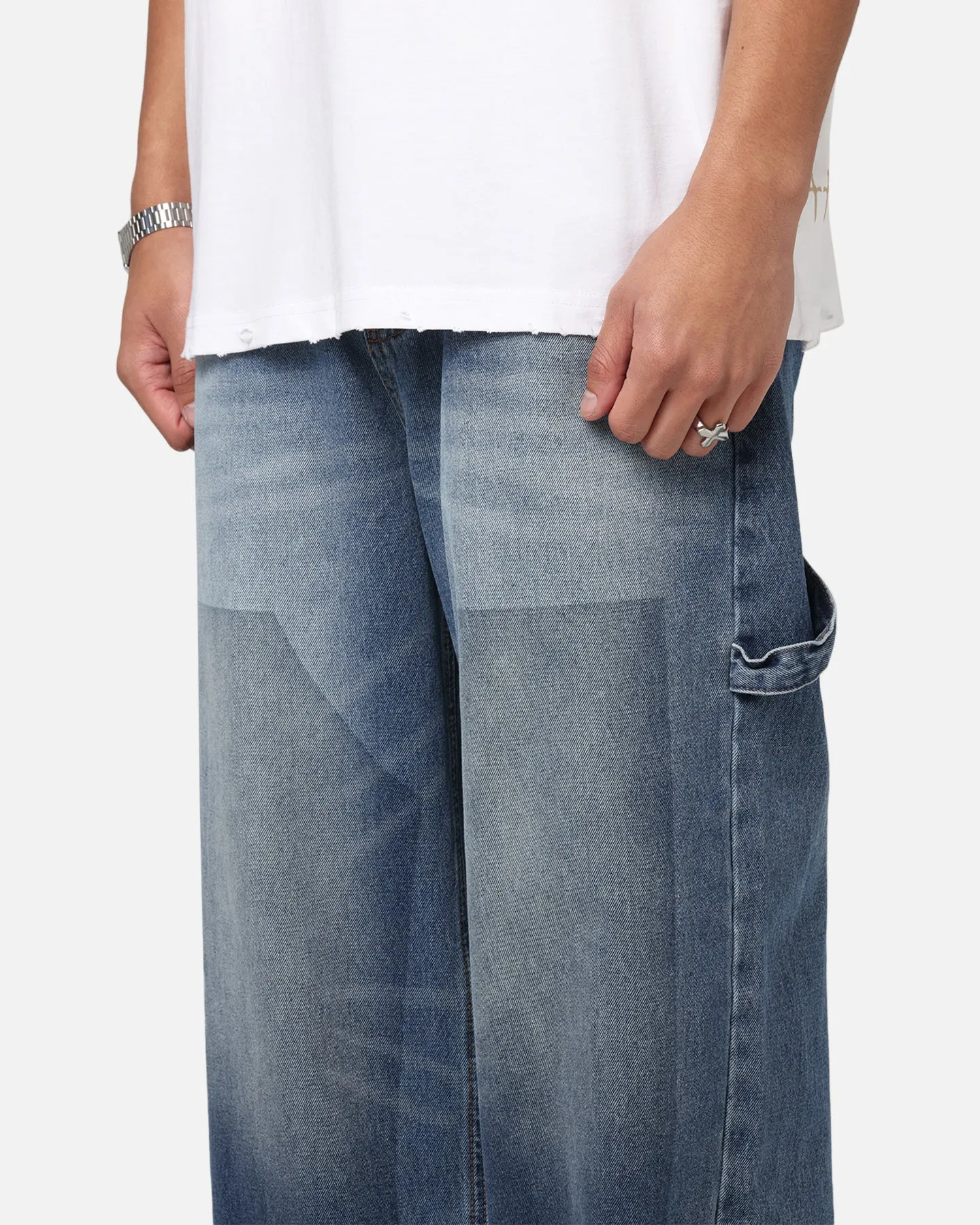 Saint Morta Amplus Recon Carpenter Jeans Vintage Blue Comfortable Edge