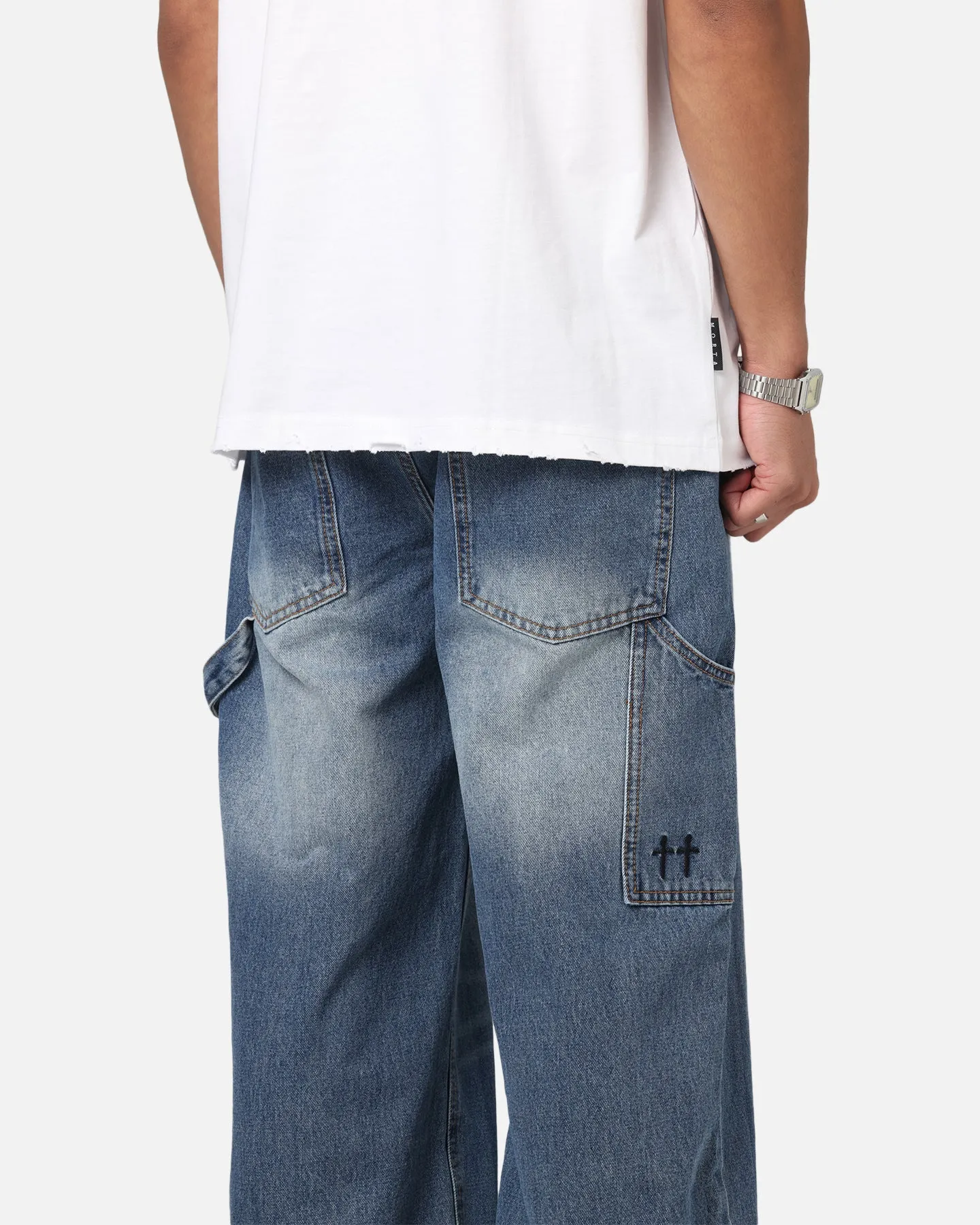 Saint Morta Amplus Recon Carpenter Jeans Vintage Blue Seasonal Wardrobe