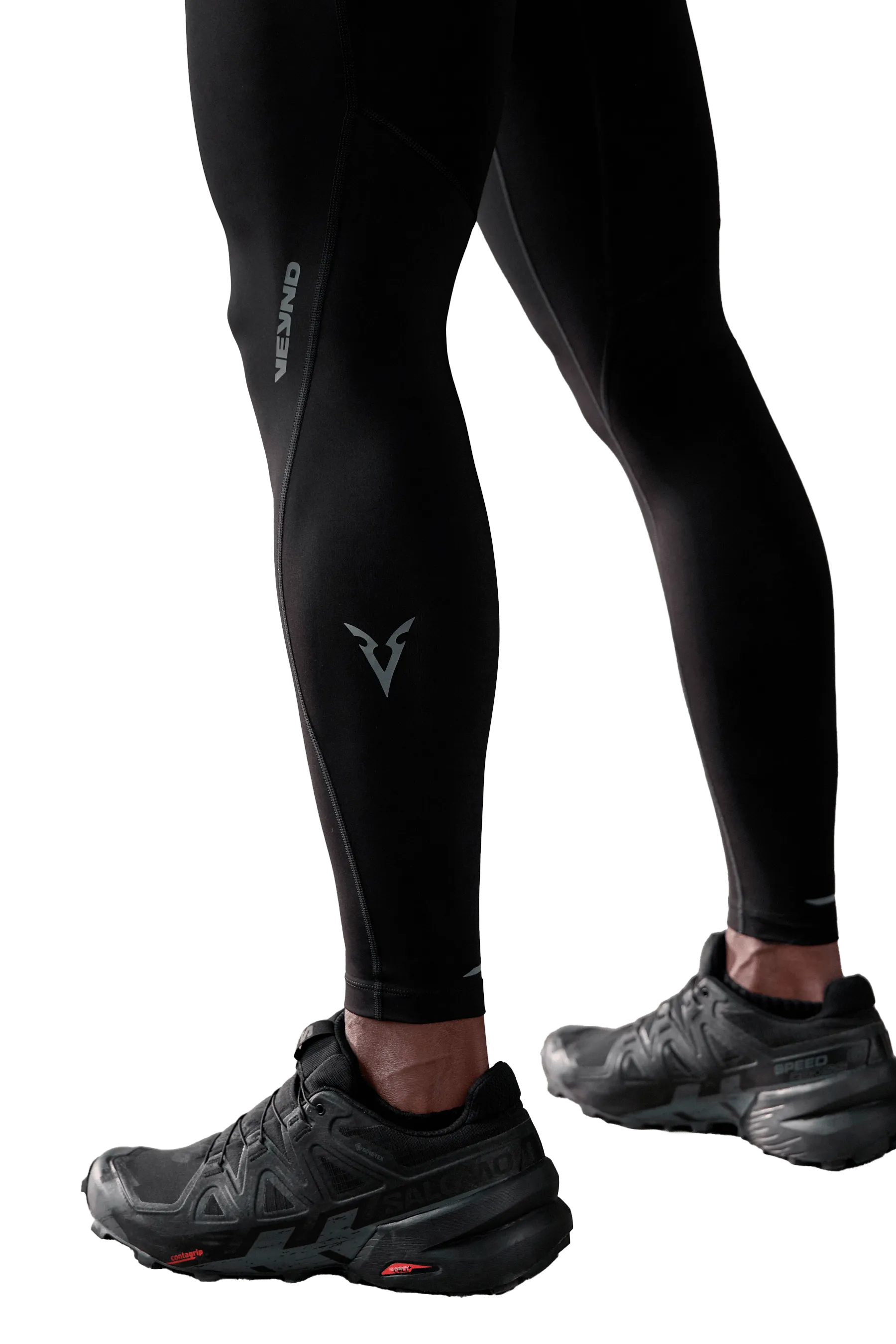 TIGHTS - Black ReflectiveTrimDetails SnagFree Fabric