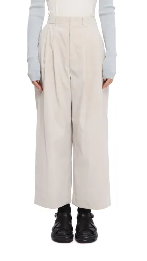 Recycled Fit Wide-Leg Capri Pants