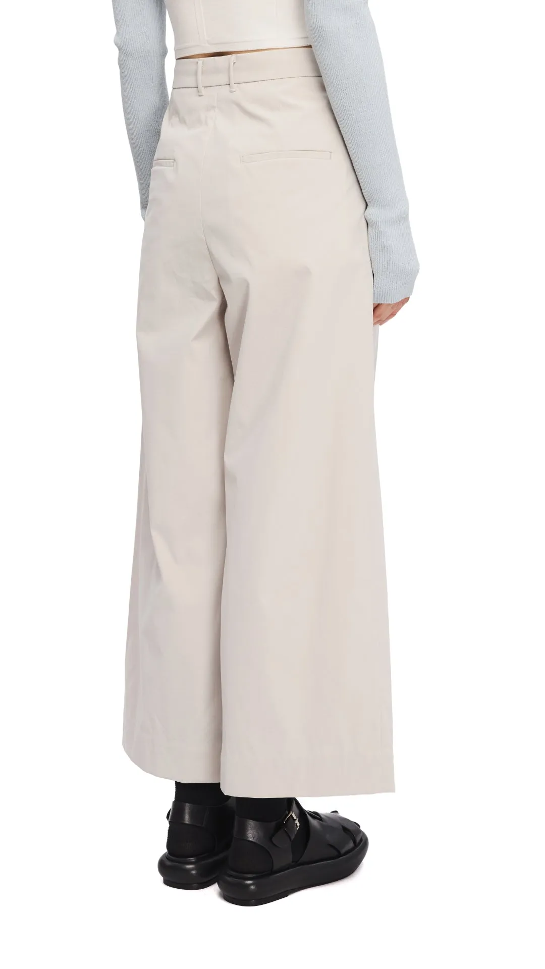 Wide-Leg Capri Pants DurableReinforcedElbow UltraSoftFinish