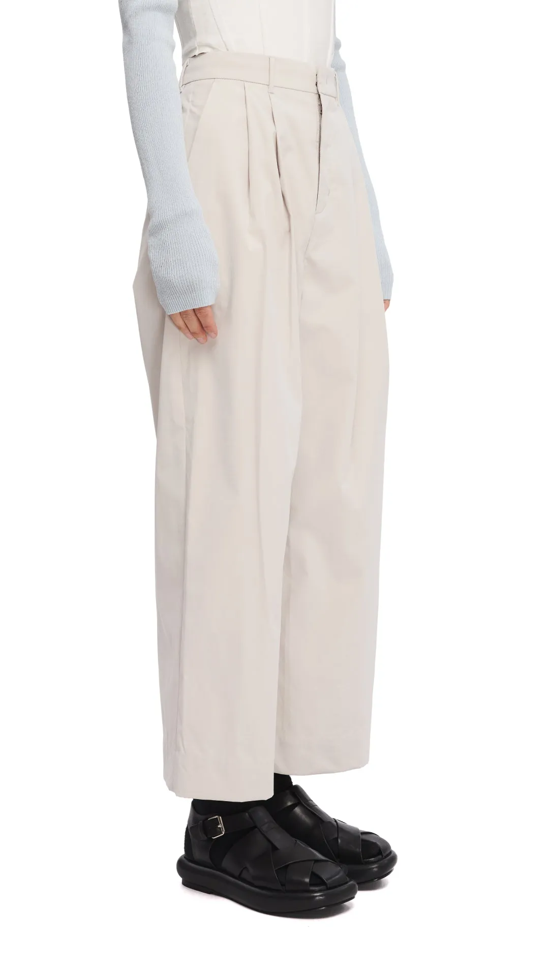 Mesh Glow Global Cool Wide-Leg Capri Pants